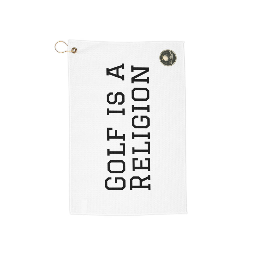 Golf Towel - "Golf Is a Religion"